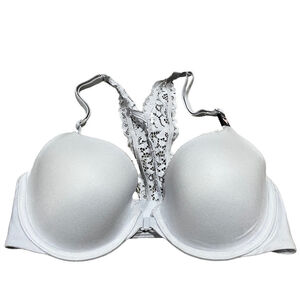 NWT Victoria’s Secret 32D Body By Victoria front closure racerback bra Grey